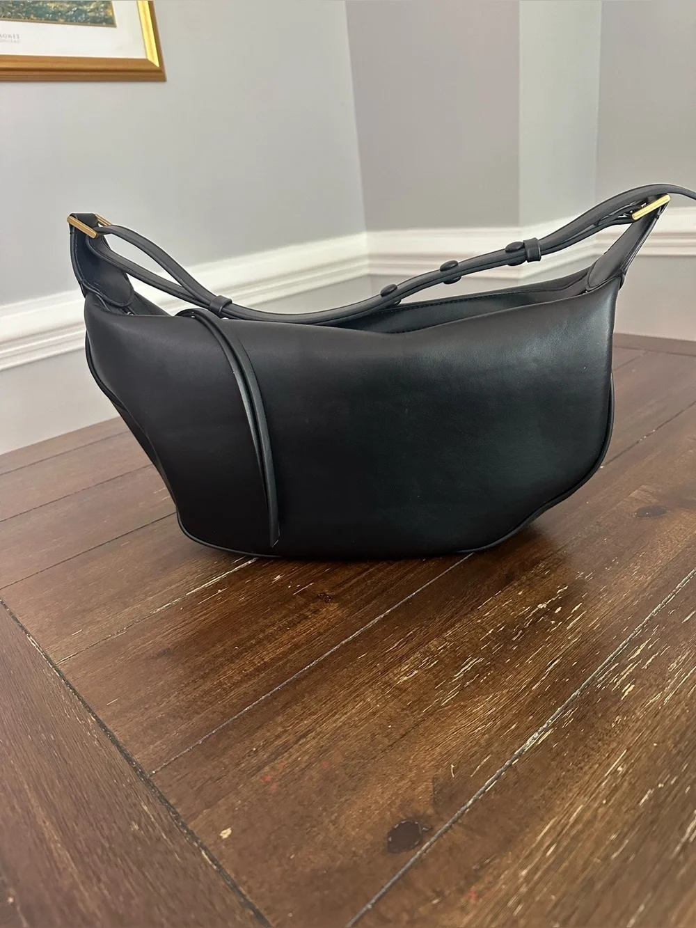 Zara crescent hobo bag